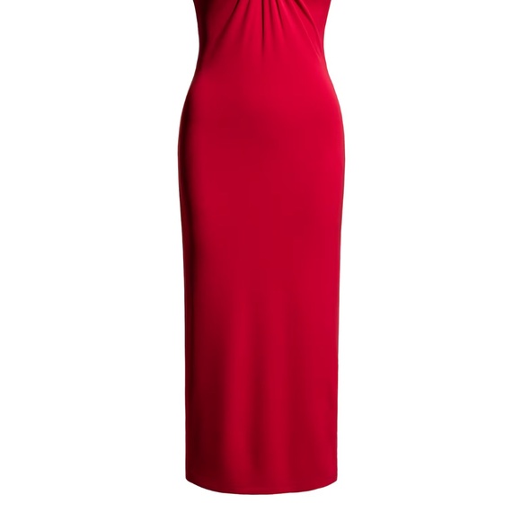 H&M X MAGDA BUTRYM ROSE APPLIQUÉD SLIP DRESS - Picture 2 of 7